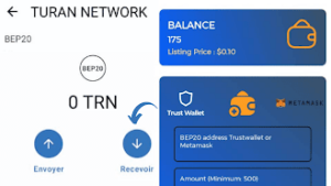 retrait crypto turan trust wallet